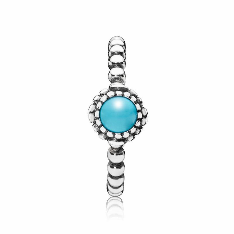 Pandora Australia Birthday Blooms Ring December - Sterling Silver | JDIAPT347